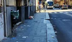 Viale XX Settembre, una strada sporca nel cuore di Catania