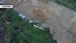 La frana in movimento di Niscemi nell'ultimo video dal drone: il lavoro silenzioso dietro le immagini della citt&agrave; ferita