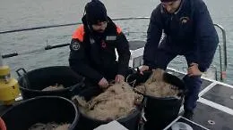 Novellame, sequestrate diverse reti nelle acque di Seccagrande a Ribera