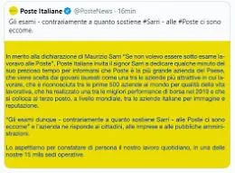 Le Poste contro Sarri: &laquo;Venga a vedere il nostro lavoro&raquo;
