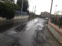 Giarre:  fuoriuscita di liquami in via Settembrini a pochi mesi dall'intervento