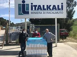 Coronavirus, al comune di Palma di Montechiaro arrivano 2 mila chilogrammi di sale