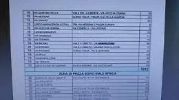 Catania, via Monfalcone: strisce blu poste su entrambi i lati della strada