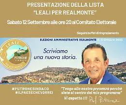 Elezioni Realmonte, si presenta stasera la lista Leali