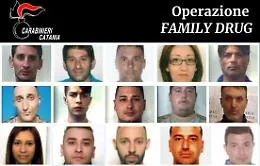 Operazione Family Drug, nomi e foto degli arrestati