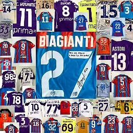 Biagianti, con le maglie all'asta raccoglie oltre 7 mila euro per il  Banco alimentare
