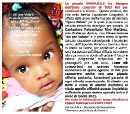 Associazione &ldquo;Ali per Volare&rdquo;: Un aiuto per la piccola Emanuelle