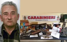 In casa aveva una &ldquo;santabarbara&rdquo; fai-da-te: arrestato 59enne di Giarre