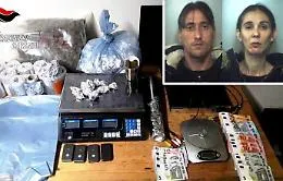 Catania, coniugi sorpresi in casa con 1 chilo e mezzo di marijuana