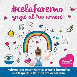 SIFI, CROWDFUNDING PER TERAPIA INTENSIVA CANNIZZARO