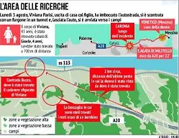 Ecco il tragitto di Viviana e di Gioele
&laquo;Uscita dall'autostrada per fare benzina&raquo;