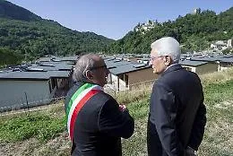 Presidente Mattarella a cerimonia 50esimo sisma Bel&igrave;ce