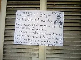 Acicastello, via Vampolieri: un commerciante "ringrazia"