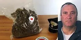 Patern&ograve;, un chilo di marijuana sottovuoto: arrestato 55enne