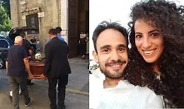 Crollo ponte, l'addio a Pisa a Marta ed Alberto nella chiesa dove avrebbero dovuto sposarsi