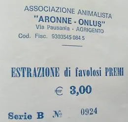 Una lotteria per salvare i cani randagi e sostenere l'Aronne