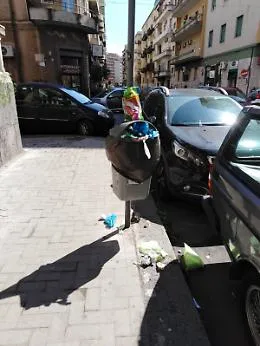 Catania: Questo &egrave; quello che si presenta da circa dieci giorni in Via Trieste