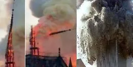 Notre-Dame, media Usa: &laquo;Il crollo ricorda l'11 settembre&raquo;