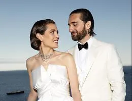 Charlotte di Monaco sposa con il collier di diamanti di nonna Grace