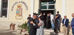 Omaggio del Comandante provinciale dei Carabinieri alla Questura di Agrigento