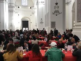 Comunit&agrave; di Sant'Egidio, il pranzo di Natale per i poveri &egrave; plastic free