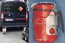 Fiumefreddo, lavori in un terreno fanno emergere una bomba a mano