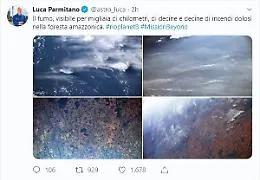 Amazzonia, le foto di Luca Parmitano dalla Stazione Spaziale