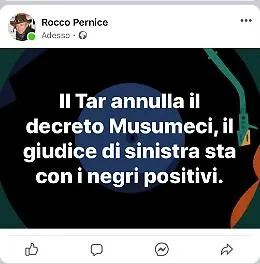 Scordia. il post choc del consigliere
&laquo;Il giudice di sinistra sta coi negri positivi&raquo;