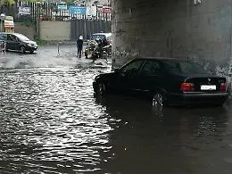 Catania: sottopassi allagati  a Piano Tavola