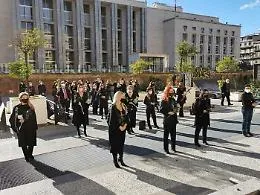 A Palermo flashmob dei magistrati onorari: &laquo;Siamo i precari della giustizia&raquo;