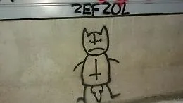 Denuncia M5S, scritte e simboli satanici in centro Palermo
