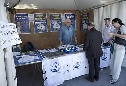 Gazebo Lega in Sicilia: il 95% ha detto s&igrave; al &ldquo;contratto&rdquo; con il M5S