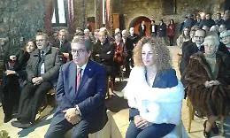 Ad Agrigento le nozze di Enzo Bianco e Amanda Succi: ecco le foto della cerimonia
