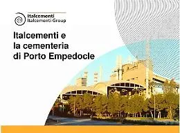 Italcementi: "Pronti a collaborare per lo sviluppo occupazionale"