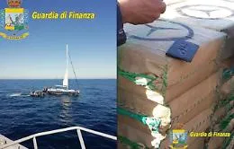 Al largo di Pozzallo una barca a vela con 6.200 kg di droga: sequestrata