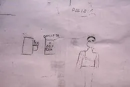 In un disegno della figlia, il rapimento e il sequestro di Giampiero Tocco