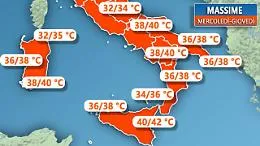 L'estate 2017 arroventa la Sicilia: altri giorni di caldo record fino a 42&deg;