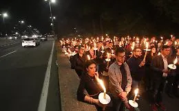 Catania, le foto della fiaccolata in ricordo di Danilo Di Majo
