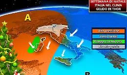 Meteo, settimana "da brividi": il ciclone Thor raffredda la Sicilia