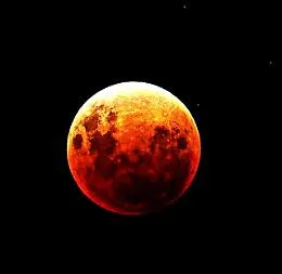 La superluna rossa fotografata in Australia