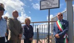 San Fratello, piazza ed eliporto intitolati a Bettino Craxi