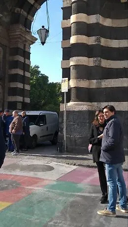 Catania, ripuliti i locali vandalizzati della Porta Ferdinandea