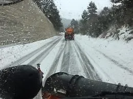 Neve, bloccata l'autostrada A19 nei pressi di Enna