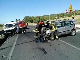 Incidente sulla SS417, quattro feriti