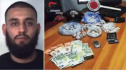 Catania: aveva 68 dosi di cocaina e 53 di marijuana, arrestato per spaccio