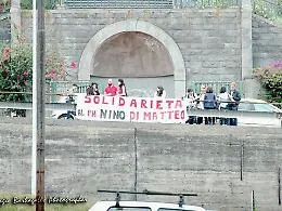 Catania, strappato lo striscione per Di Matteo