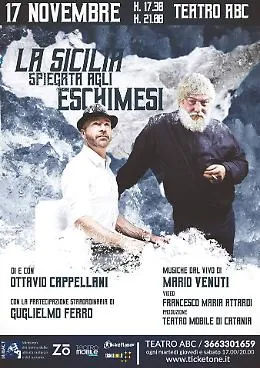 VIDEO: OTTAVIO CAPPELLANI CON IL COMMENTO MUSICALE DI MARIO VENUTI RACCONTA "LA SICILIA SPIEGATA AGLI ESCHIMESI" (PARTE 1). PERCHE' VI HANNO RACCONTATO SOLO DUE SICILIA: QUELLA DELL' "HANNO AMMAZZATO COMPARE TURIDDI" E QUELLA ASSESSORIALE DELLE "SPLENDIDE CORNICI"