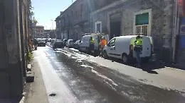 Catania, paura in via Palermo per una possibile fuga di gas