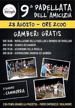 E' tutto pronto al "Maragi&agrave;" per la padellata dell'amicizia