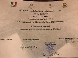Che successo a Parigi per la Pastry chef favarese Eleonora Cavaleri